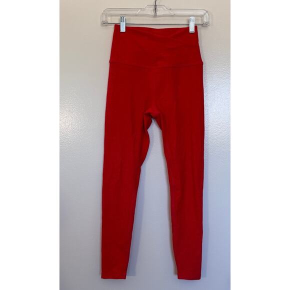 Beyond Yoga Spacedye At Your Leisure Legging in Firecracker Red Heather Size XS - Picture 3 of 5